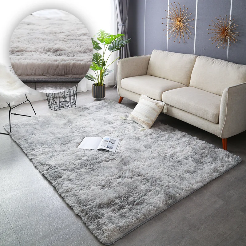 Home Decoration Super Soft Plush Fur Area Rug For Living Room Bedroom Fluffy Faux Fur Rug Custom Luxury Carpet And Rug
