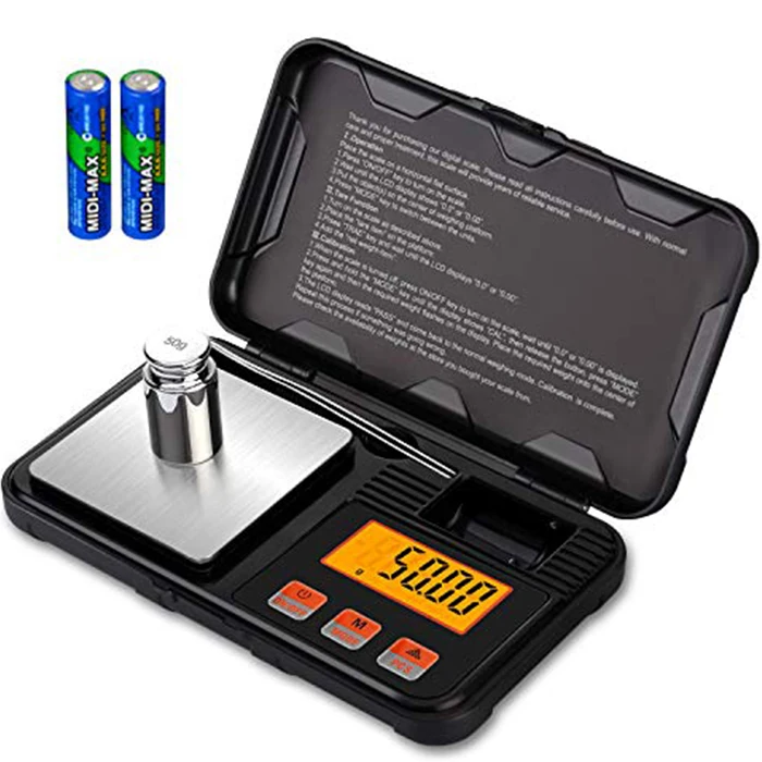 
Инновационный Коммерческий цифровой Алмазный Набор, ювелирное изделие, 50 г 0,001 г Карманные электронные весы для контроля уровня сахара в крови с 50 г калибровочных весов 