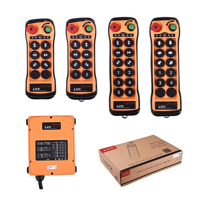 Q808 Waterproof double speed transmitter and receiver tower crane industrial remote control