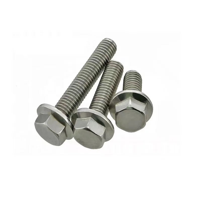 China Manufacturer Gr5 Titanium Hex Flang Head Bolts DIN6921 with Best Performance