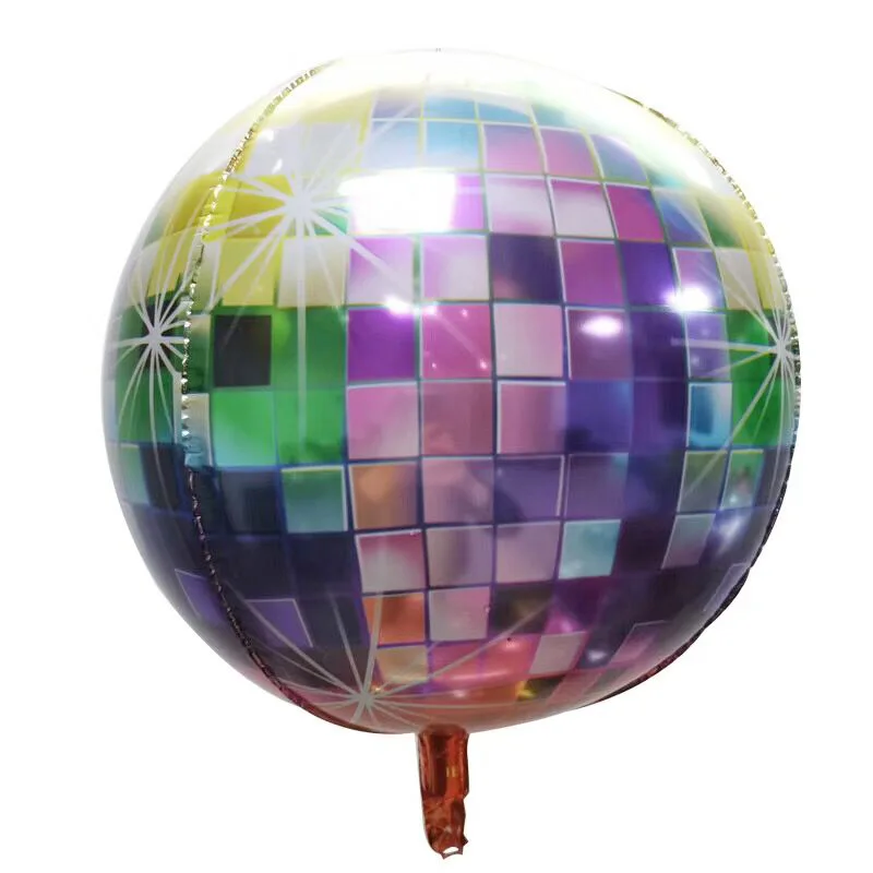 Wholesale Different Models 22'4D Foil Balloons football Pattern Helium Mylar Globos 4d balloon