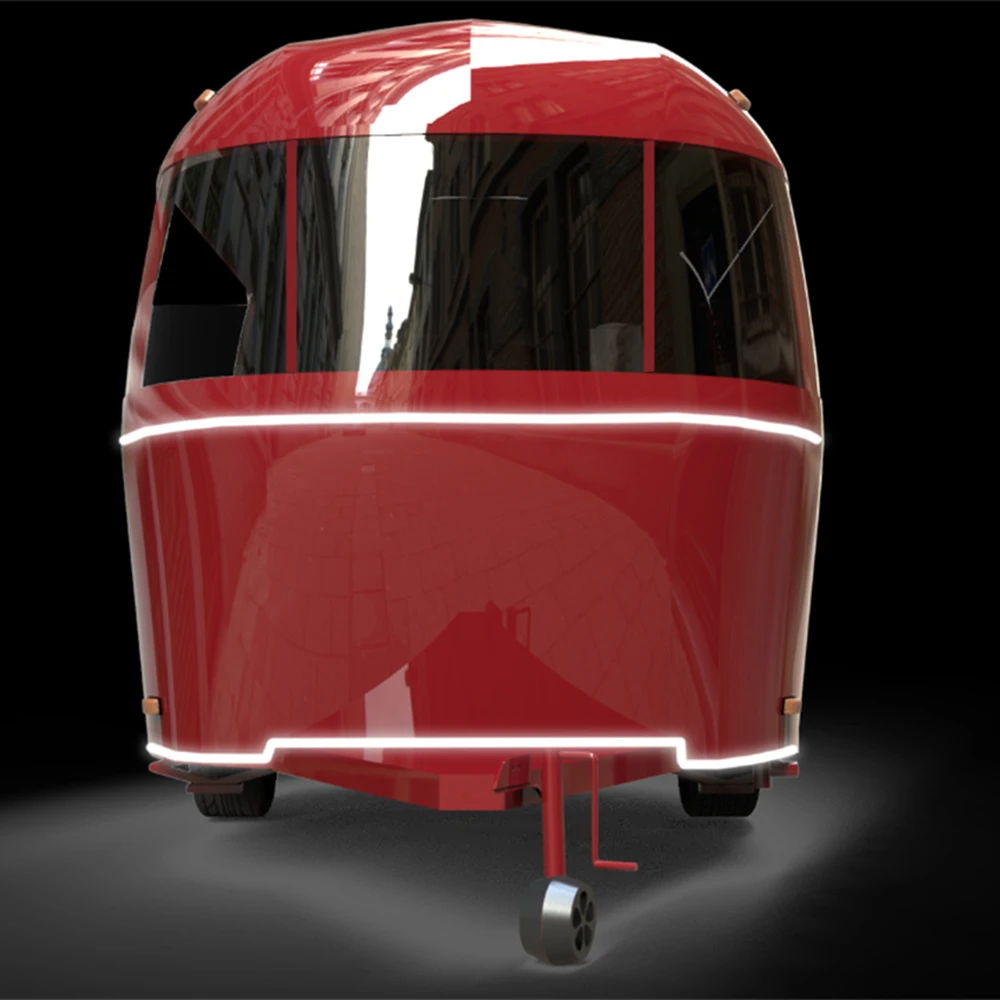 New Listing High Quality Multifunctional Airstream Bbq Food Trailers Fully Equipped for All Kinds of Food Catering