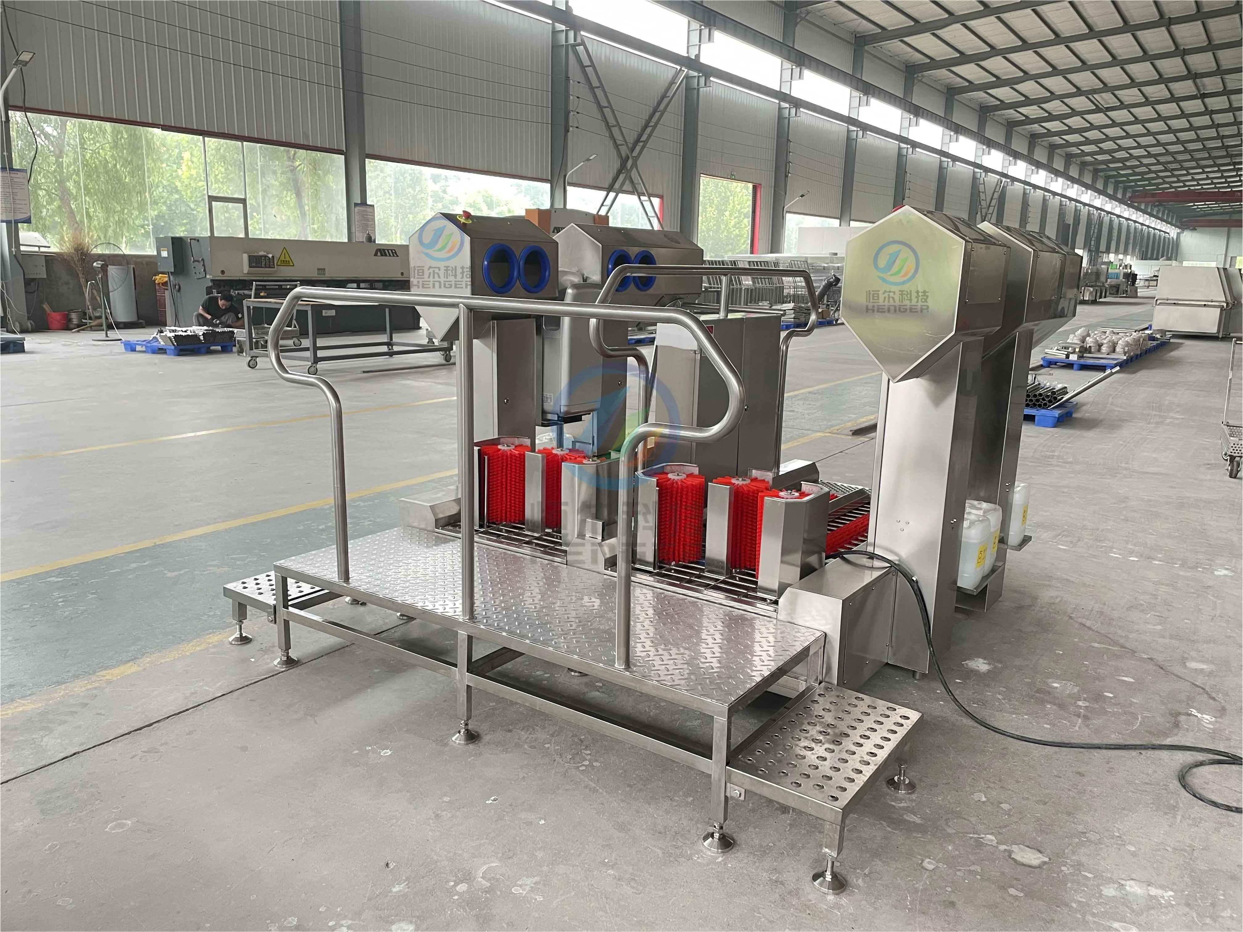 Customized Industrial Hygiene Station Boot Washing Machine Boot Washer