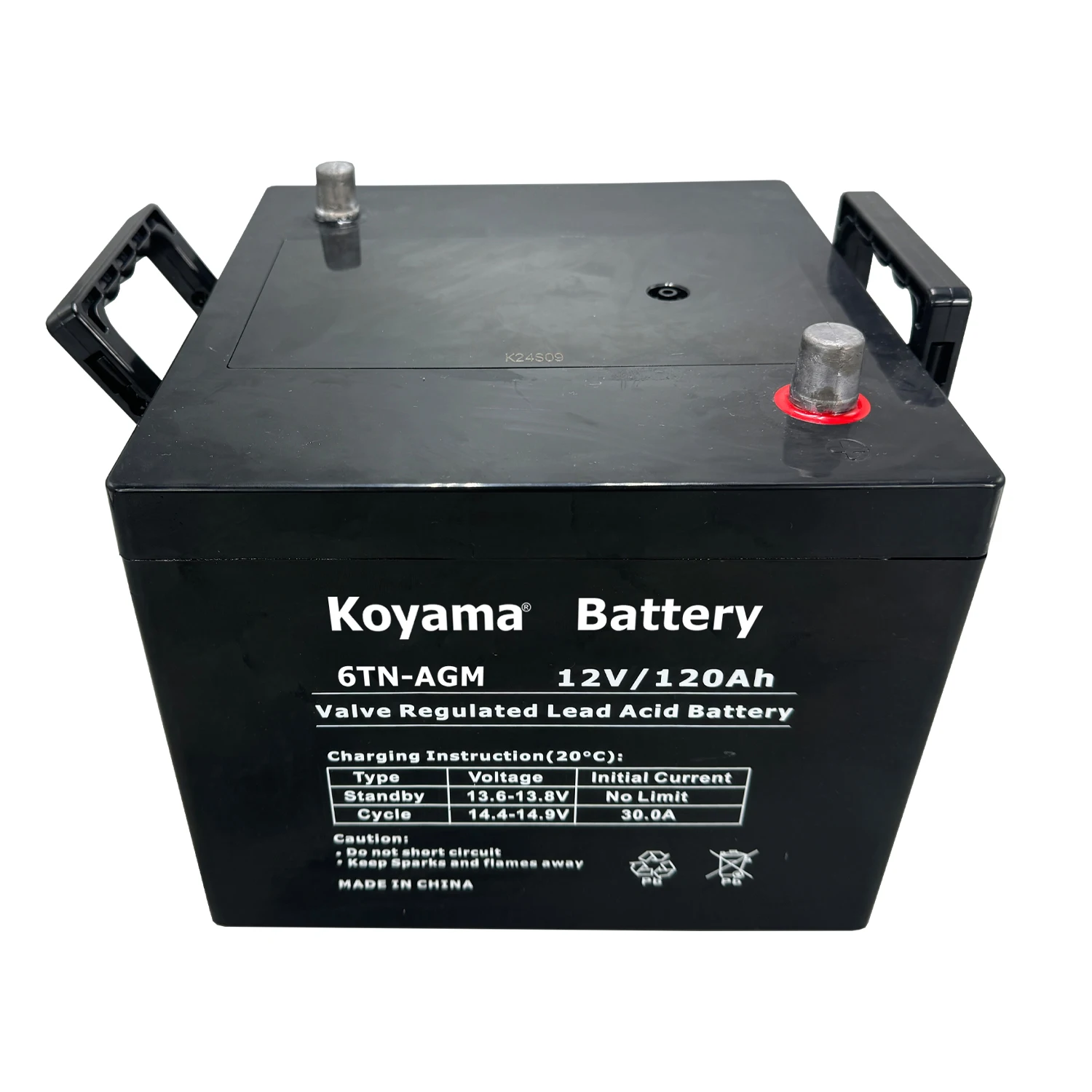 Свинцово-кислотная аккумуляторная батарея Koyama 12V120AH VRLA 6TN для автоцистерн