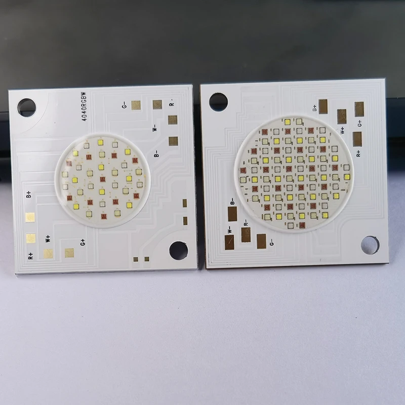 high power chip led rgbw 4040 100w 200w cob light chip multicolour 100w 200W rgb rgbwa rgbw cct 6000k cob led chip rgbw