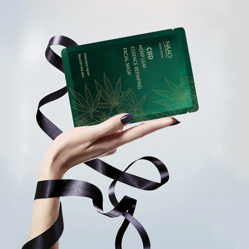 
Cosmetics Factory Best Whitening Facial Mask Hydrating Natural Organic Hemp Face Sheet Mask 