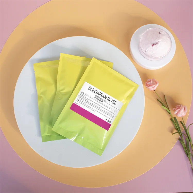 oem glow hydra rose face mask jelly 100g private label hydro turmeric jelly face mask powder