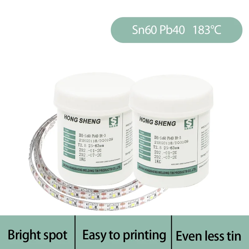 Sn63Pb37 Solder Paste 500g Low Temperature Solder Paste for LED light china tin soldering paste