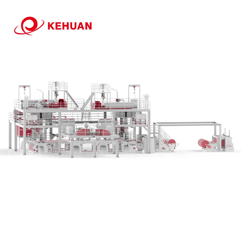 
KH SMMS 3200MM 4800MM High quality spunbond nonwoven fabric making machine pp sms non woven fabric 