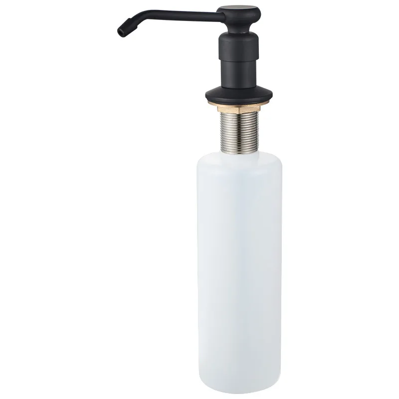Matte Black Kitchen Sink Soap Dispenser Pump Head Liquid Soap Dispenser