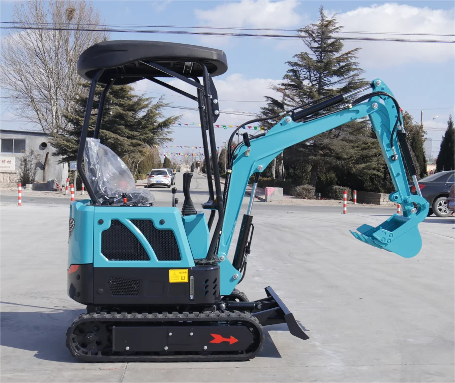 high quality HUAYA 0.8ton 1ton 1.2 ton 1.5ton 1.8ton 2ton small digger diesel hydraulic Machine mini excavator with CE/EPA
