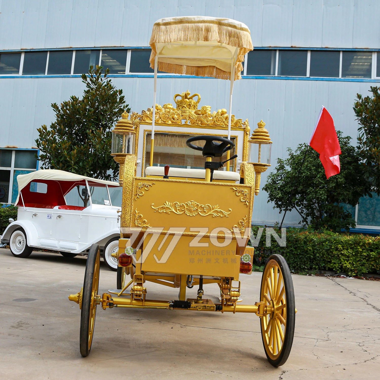 Роскошные электромобили Golden Royal Coach с высококачественным аккумулятором без