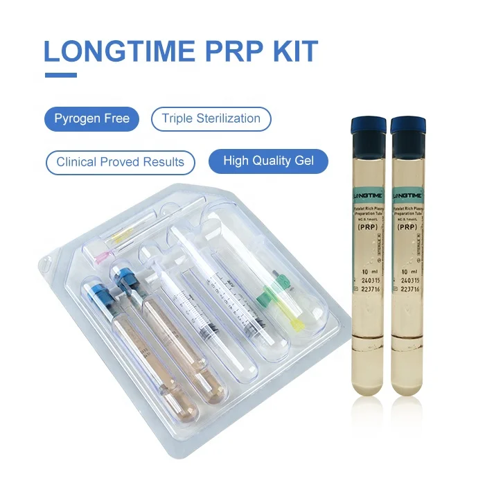Дерматолог использует уход за лицом gfc prp tube acd gel kit для центрифуги