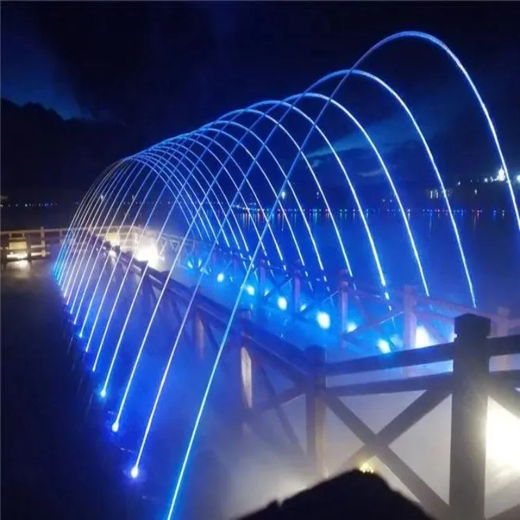 Free Design Pool Laminar Jumping Jets Fountain Nozzle Music Dancing Water Features for Outdoor Decoration