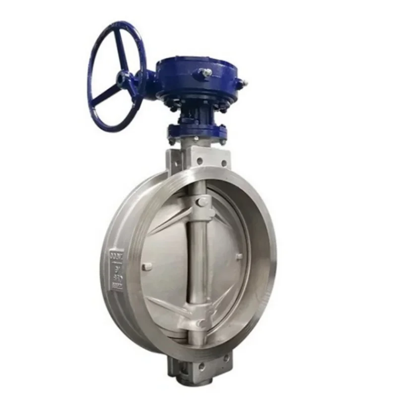 Пневматический клапан-бабочка из нержавеющей стали 304/316L Class300/900 PTFE EPDM Резиновое седло с мягким уплотнением