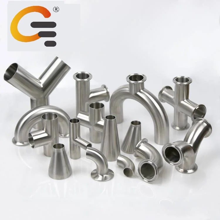 Hight Quality Stainless Steel Sanitary Pipe Fiiting SS304 90 Degree Tri Clamp Elbow