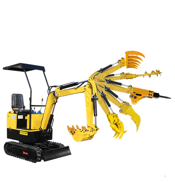 Китайский мини-экскаватор 0,8 t 1t, мини-гидравлический экскаватор, микро-экскаватор для продажи