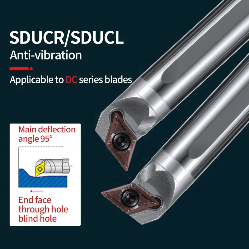 SDUCR C08K C10K C12M C14N C16Q SDUCR07 06 11 16 SDUCR11 Inner Hole Turning Tool Bar  S10K SDUCR11 S20R lathe tool holder