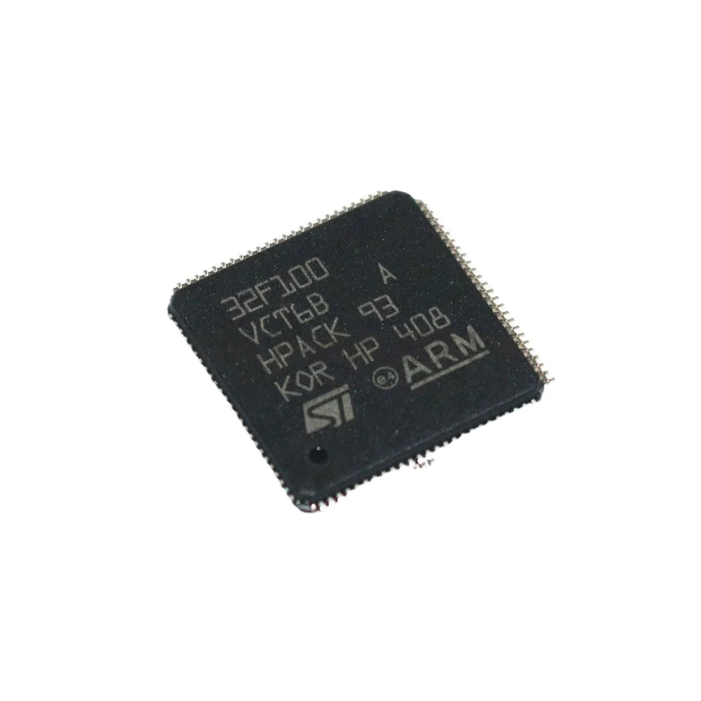 IC chips integrated buy electronic component STM32F100VCT6B STM32F100VBT6B STM32F100VET6B STM32F100VDT6B LQFP100 MCU chip