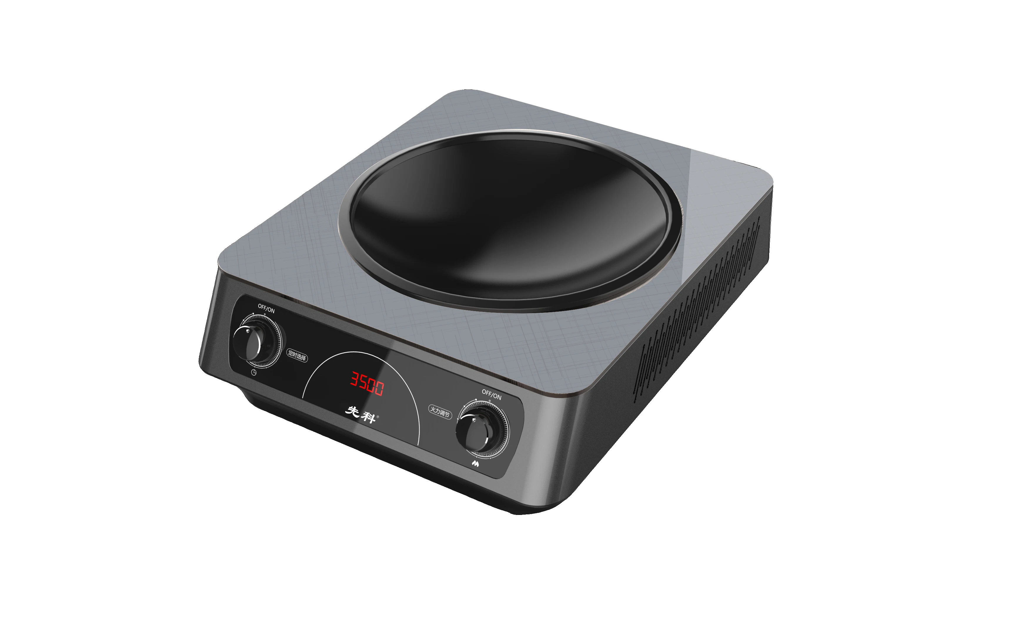 Concave Induction  Cooker Stove Cooktop for Wok  own Patented own Design & Mould  High Quality Induction  Cooker
