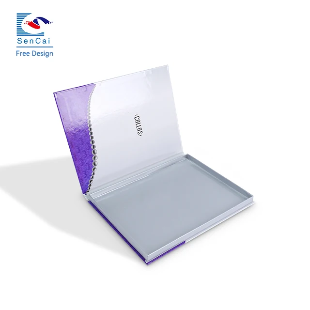 Wholesale New style unique design gift jewelry packaging book shape gold foil stamping magnetic cardboard box