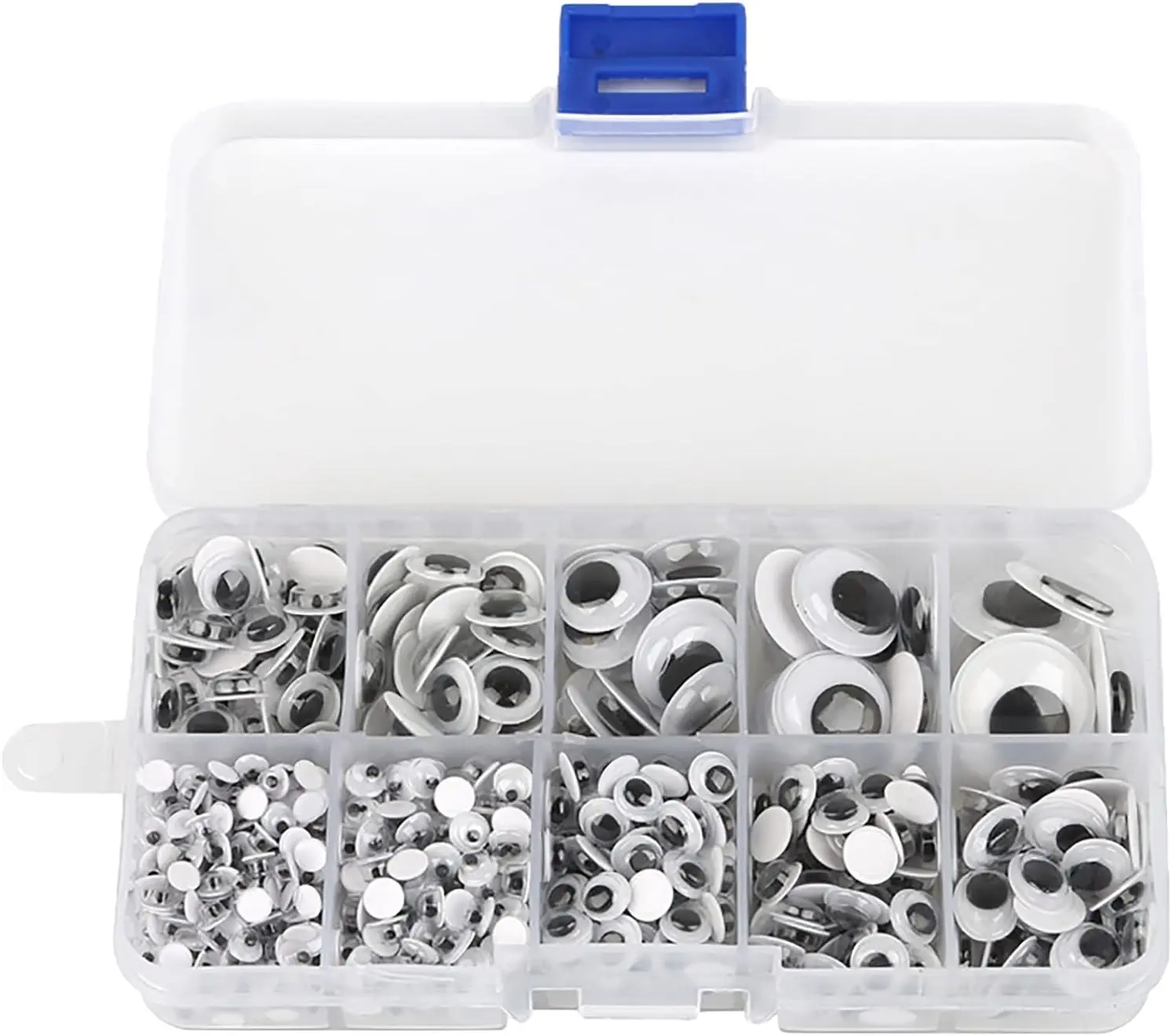 Factory Direct Sales Wiggle Eyes Self Adhesive Black White Googly Eyes for DIY Crafts Decoration