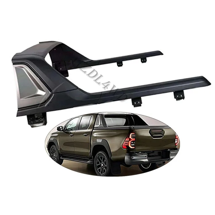  Черный пластиковый рулон для аксессуаров Hilux Revo