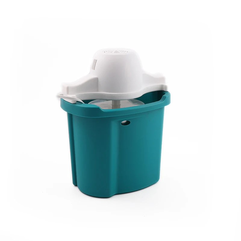 6 QT Plastic 50 W Power-Saving Portable Ice Cooling Soft Serve Frozen Fruit Yogurt Ice Cream Maker