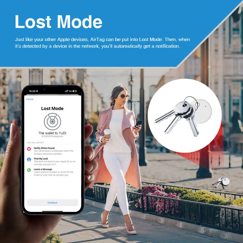 Gps Tacker Detector Anti-lost Alarm Smart Tracker Wireless Key finder
