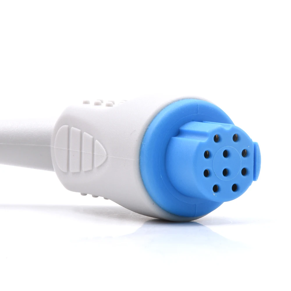 GE Dectron DATEX-OHMEDA 3-Lead ECG Cable AHA Snap-On Connector Medical Consumables for EKG/Cardsiology