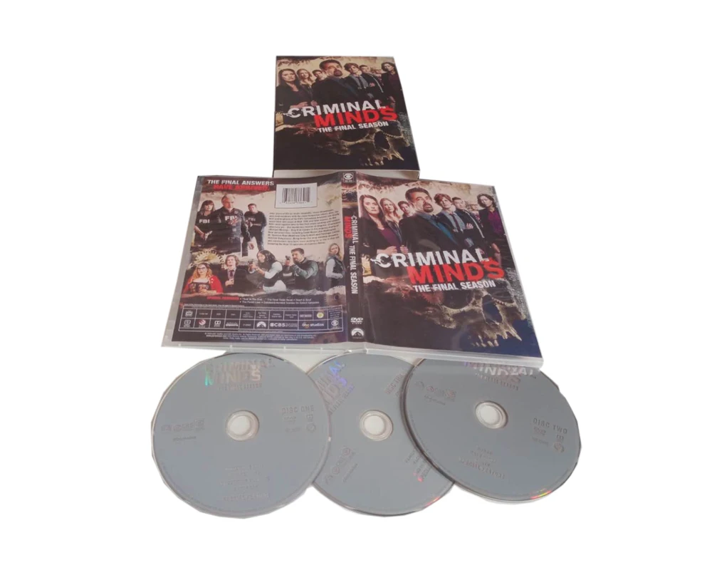 Criminal minds season 15 3discs high quality dvd movies eBay Amazon hot selling tv series box sets free shipping factory supply
