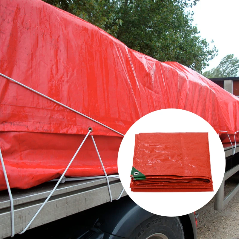 Polyethylene Plastic PE fabric Laminated Blue Orange Tarpaulin waterproof for tent and covers