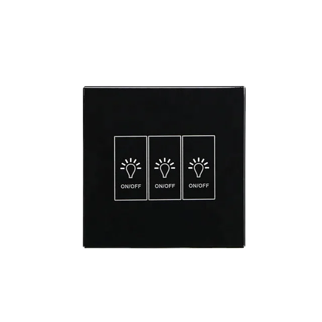 Factory Custom Smart Touch Switch Glass Panel Touch Screen Glass Tempered Silk Screen Glass