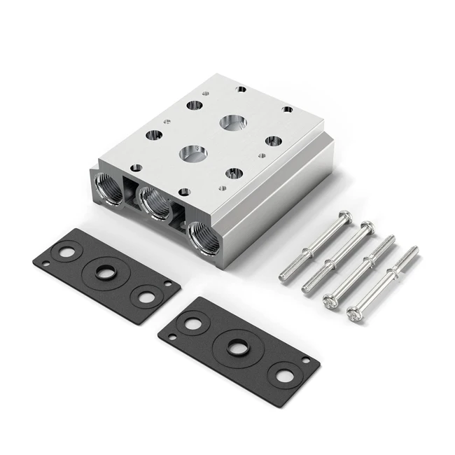 Factory Professional Hydraulic  Aluminum Valve Blocks 3-80L Flow Manifold Valve Blocks