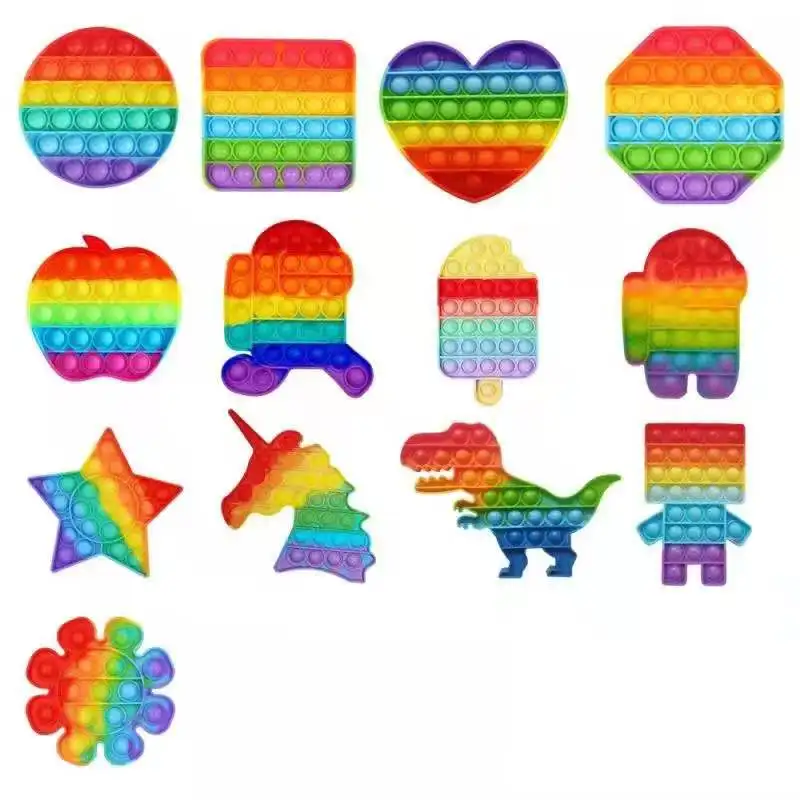 
Multi-shape Pastime Silicone Colorful Pop Bubble Toy Rat Killing Pioneer 
