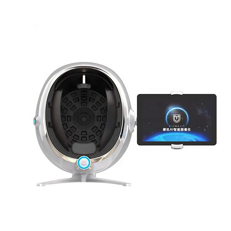 High End 8 Professional Scan Face Digital Smart Mirror Scanner Facial Skin Analyzer Face Visia Analysis Machine