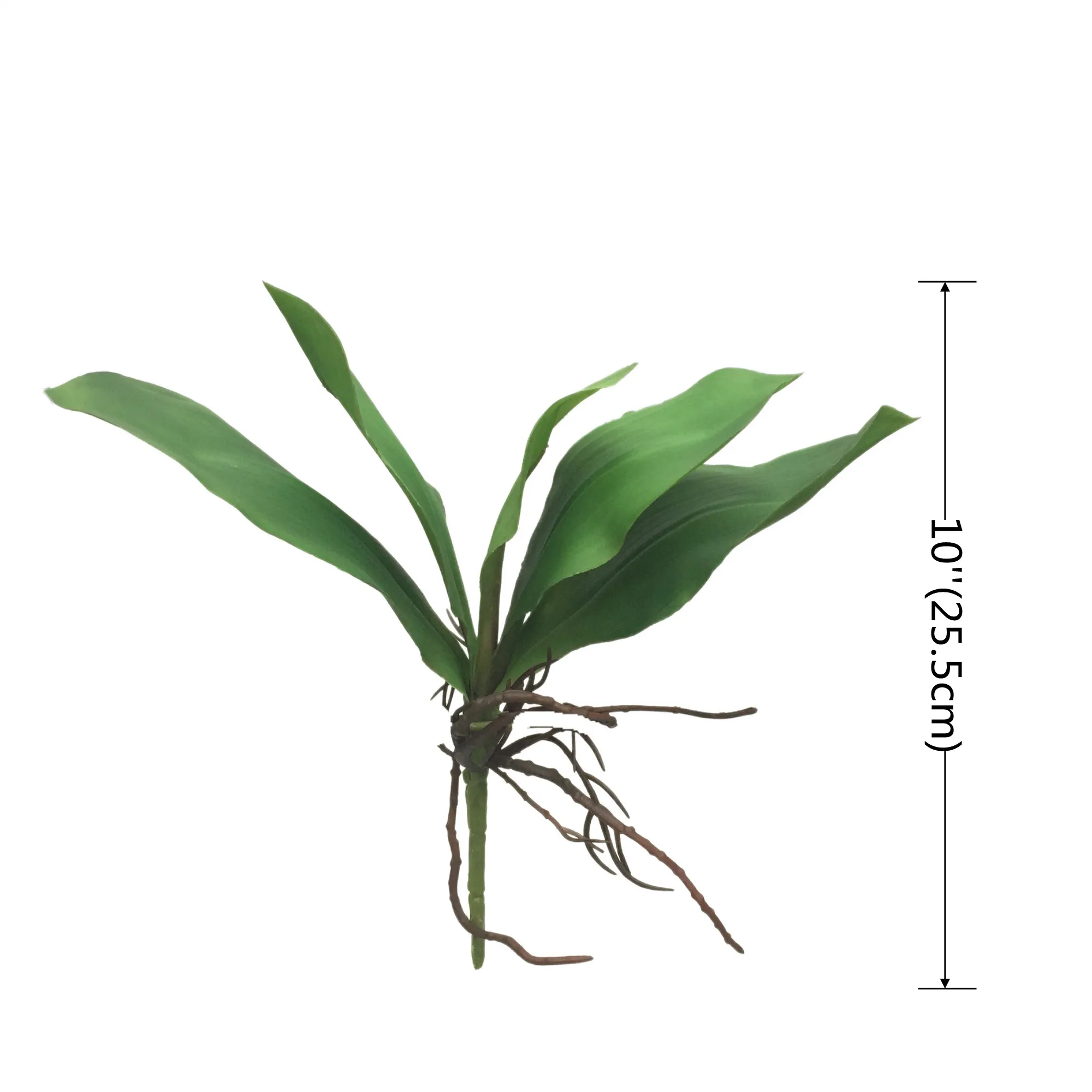 High quality 5 butterfly orchid leaves wholesale artificial leaves