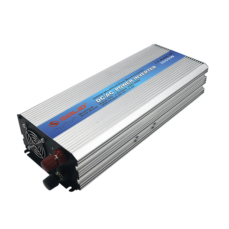 12VDC 24VDC 48VDC To 110VAC 220VAC 3KVA 3000 Watt Modified Sine Wave Power Inverter 3000W Converter 50Hz 60Hz