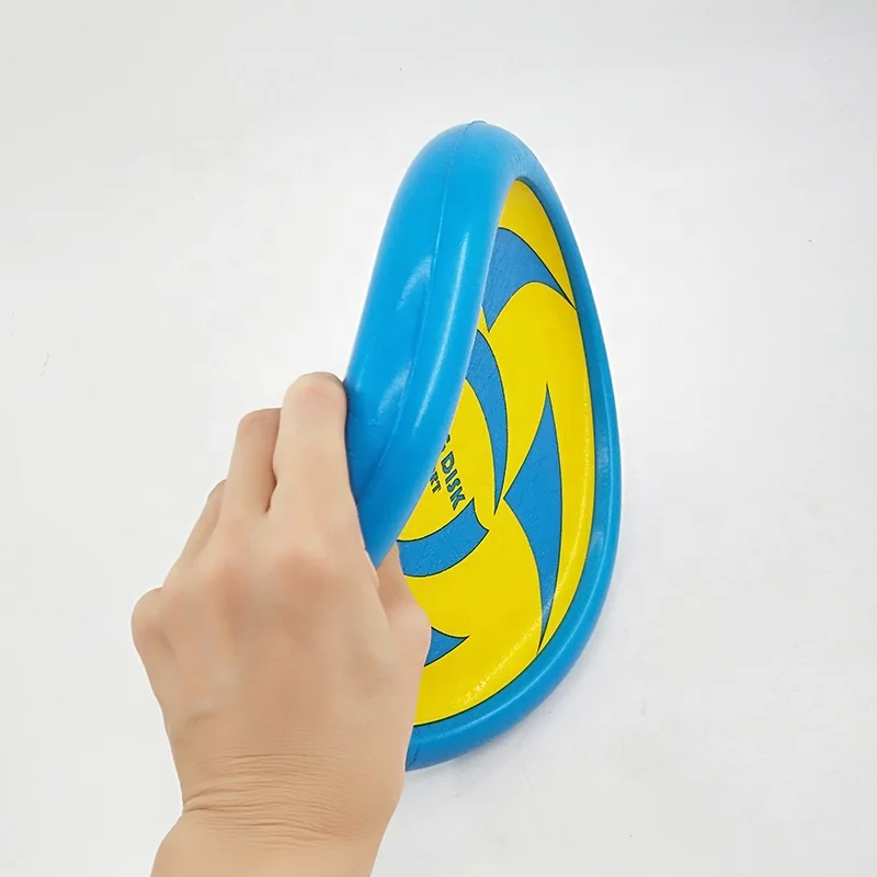 Custom OEM ODM 20cm PU Foam Flying Saucer Disk Outdoor Sports Fitness Games Dog Throwing Training