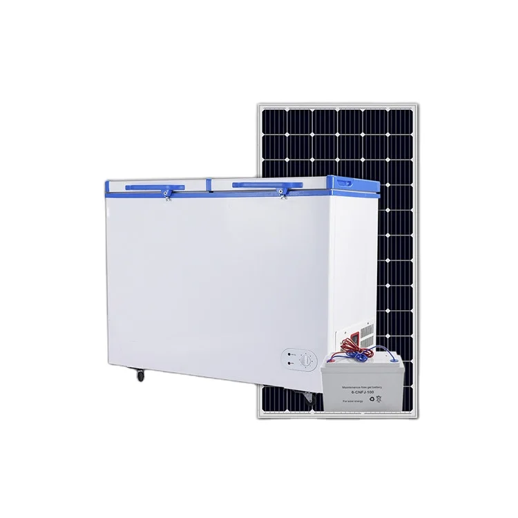 12V DC compressor 158 Liters high quality solar freezer