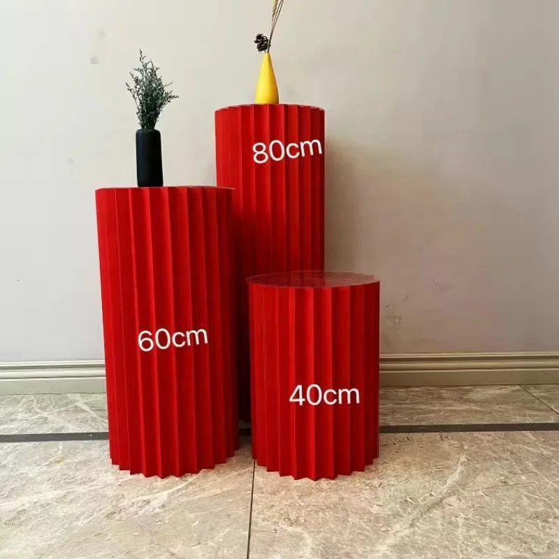 Good Price Of Cake Stand Round Cylinder Pedestal Cylinder Stands For Party