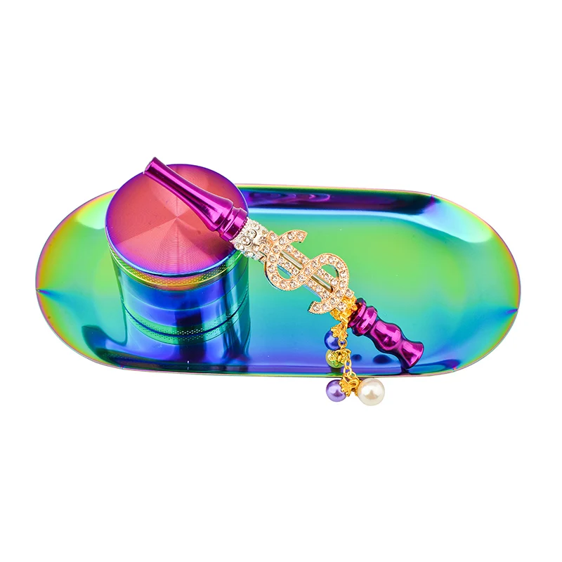 
custom grinders smoking rolling weed tray sets weed accessories blunt holder smoker pipe set 