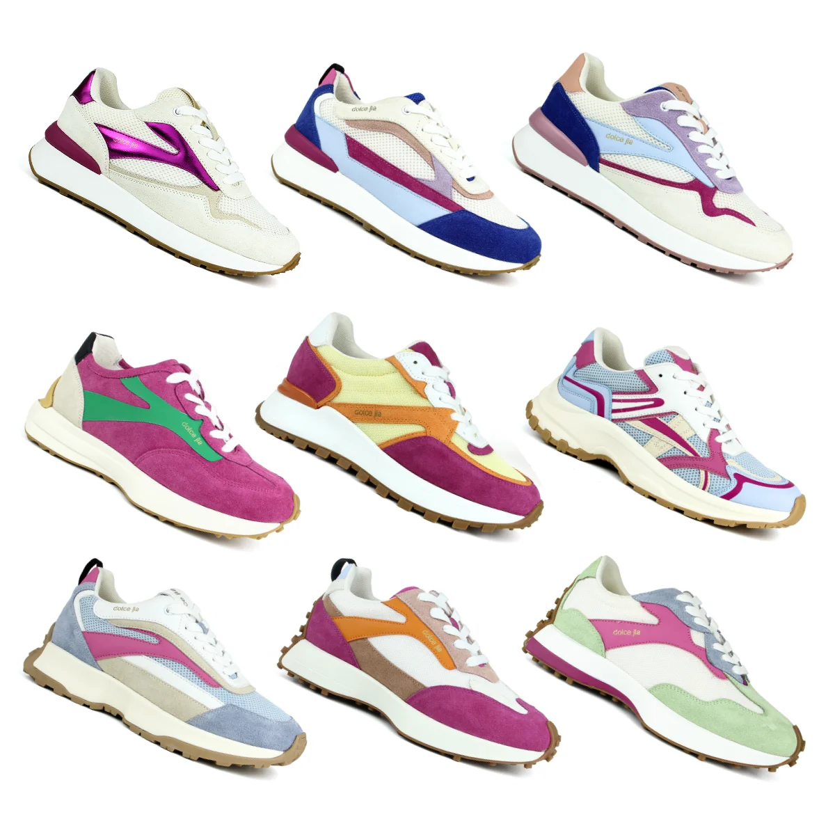 New Design Women Sneakers Sports Basketball Soccer Shoes Young Girls Running Campus Casual Footwear Custom Ladies Fitness Shoe