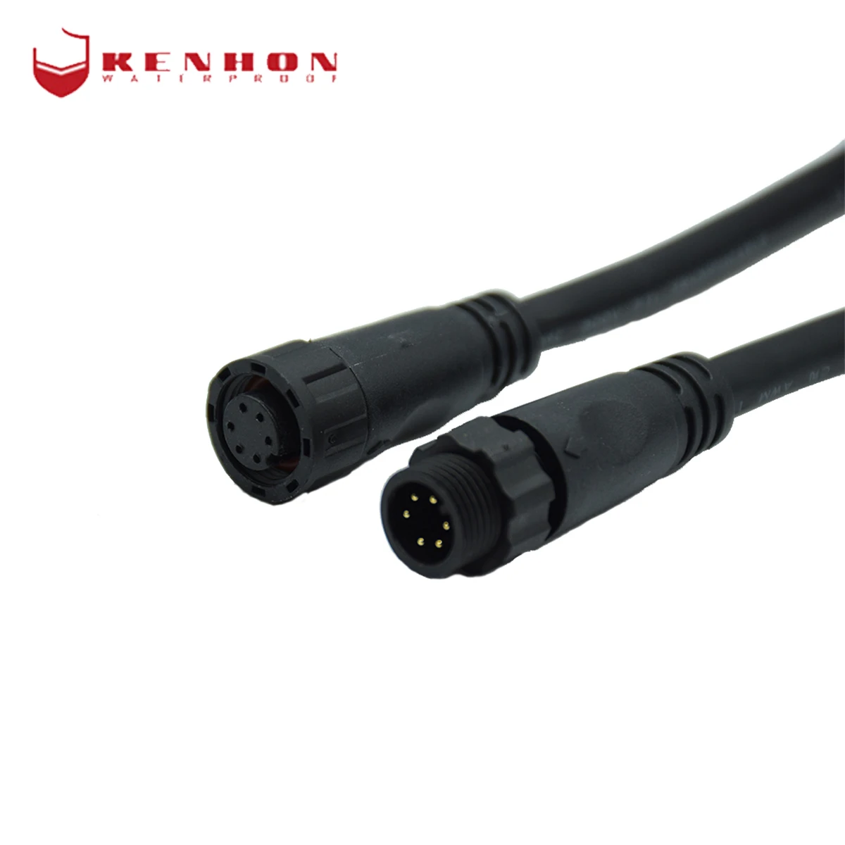 OEM IP67 IP68 Мужской Женский ПВХ 2 3 4 5 6 8 pin Электрический штекер Водонепроницаемый светодиодный