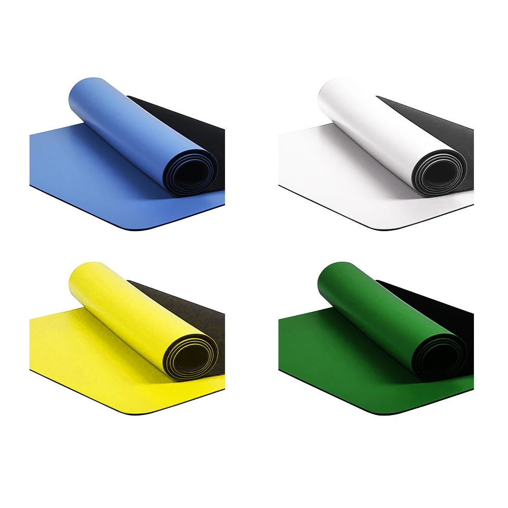 Yugland Custom Fitness Eco-friendly Position Line 4mm Rubber PU Yoga Mat
