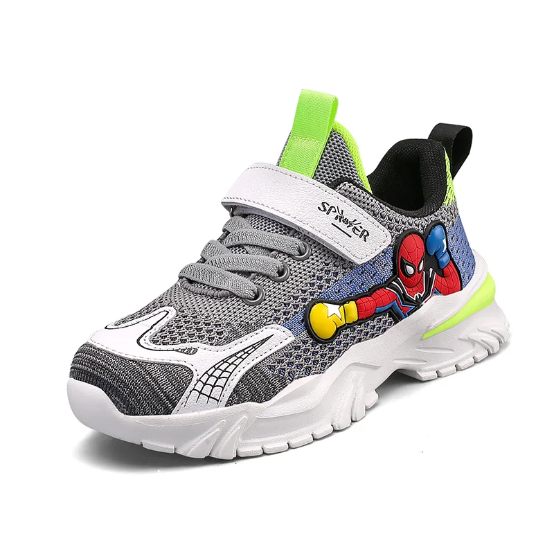 Fashion Kid Sneakers 2021 New Casual Walking Shoes Buckle Strap Sports Running Shoes For Boys