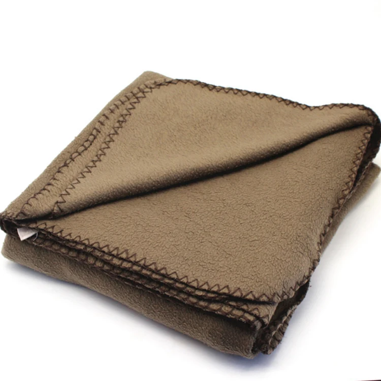 KAIRUN Cheap Disposable Fire Retardant Airline Fleece Blanket for single use with logo High Quality Economy Class Travel Blanket