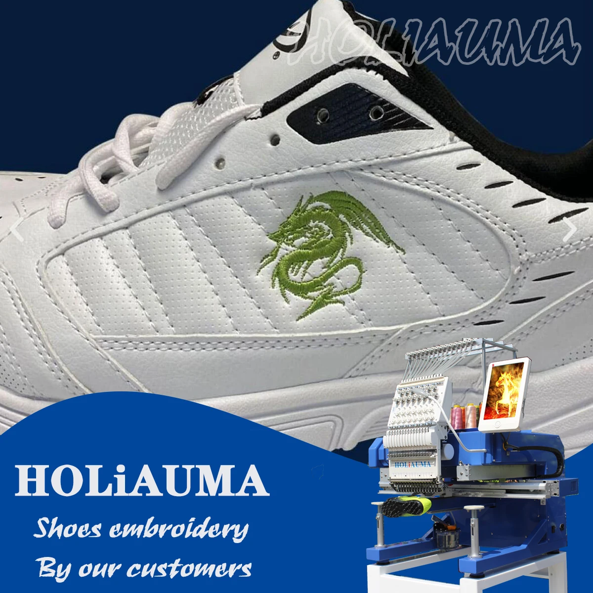 5 Years Warranty!Holiauma single head Dahao A15 best embroidery machines China 15 colors computerized