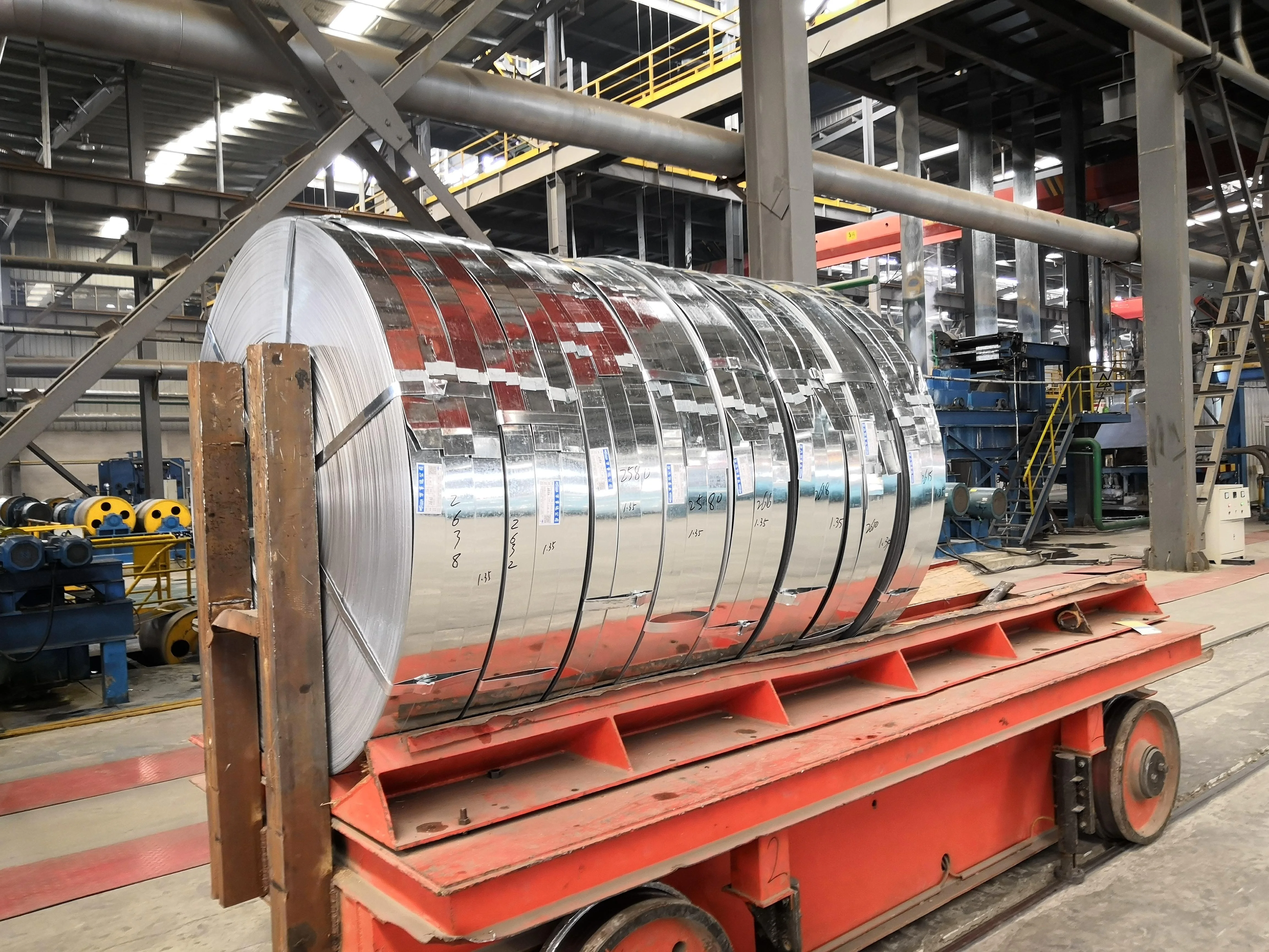 Q235 q195 гальванизированная стальная полоса/щелевая