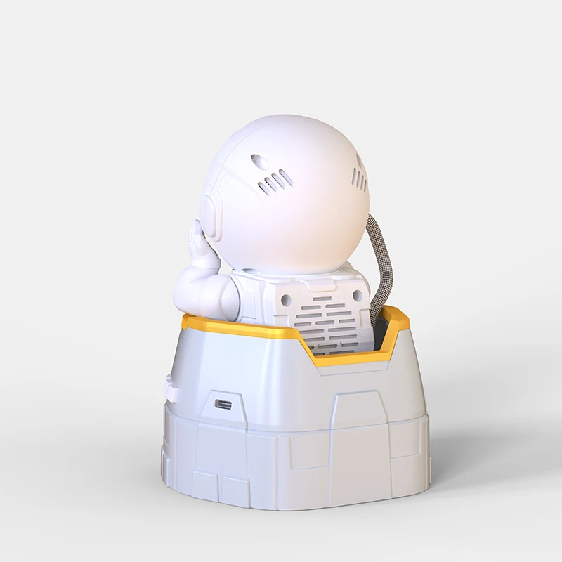 Night Light Aurora Projector LED Nebula Star Lamp Starry Outbound Galaxy Astronaut Projector with Bluetooth Speaker